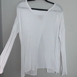 White top with open back!